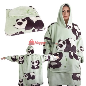 Топъл суичър 2в1 одеало с качулка oversize